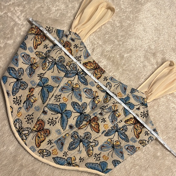 VICI Roam Free Butterfly Corset Crop Top - Picture 10 of 16